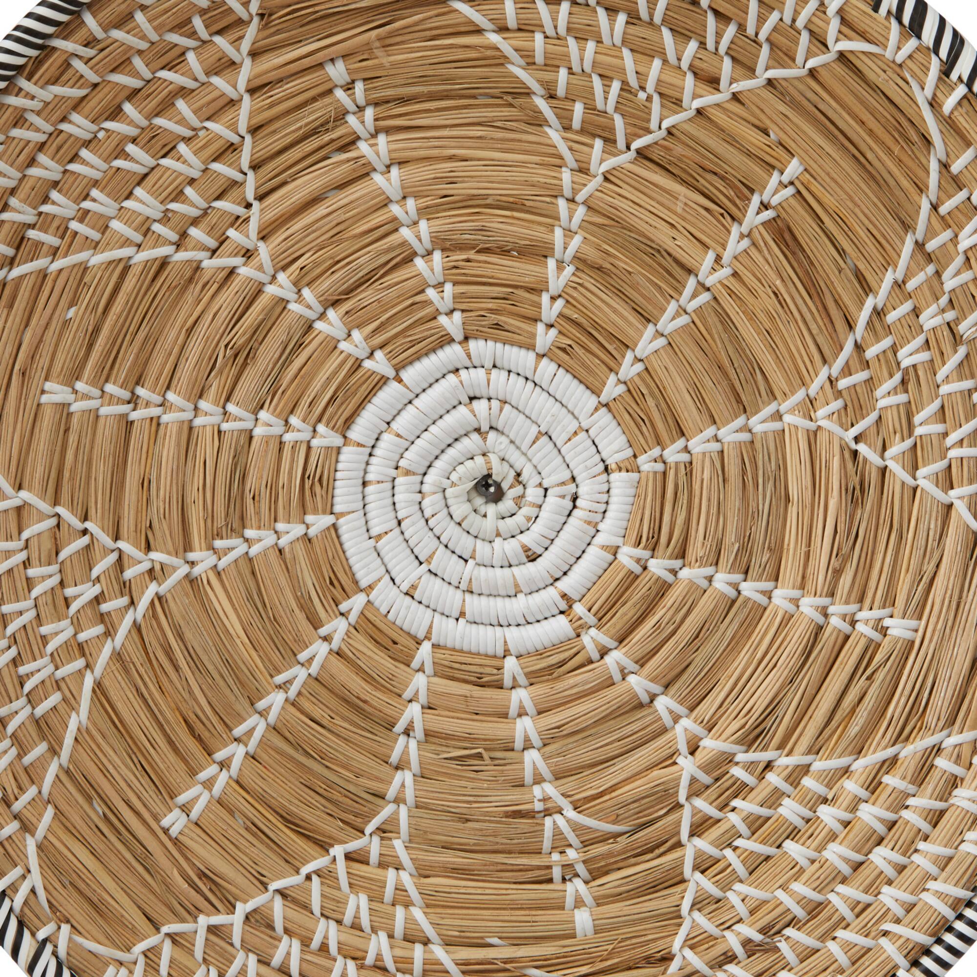 Brown Seagrass Bohemian Wall Decor, Set of 5 13", 19", 16", 14"
